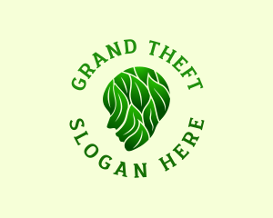 Mental Health Leaf Logo