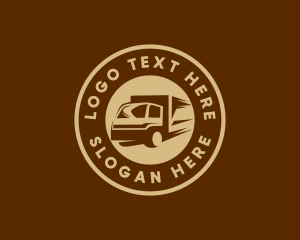 Cargo Truck - Fast Delivery Truck logo design