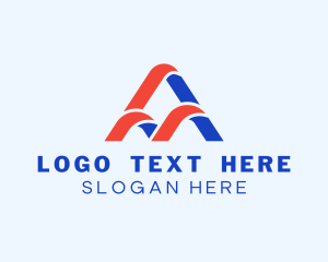 Letter A - Triangle Arc Business logo design