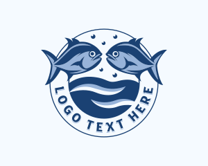 Fisherman - Fisheries Marina Fish logo design