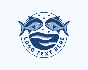 Fisheries Marina Fish Logo