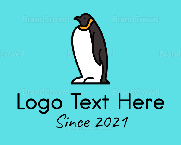 Penguin Animal Zoo Logo