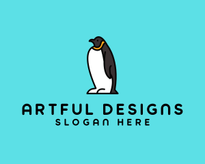 Penguin Animal Zoo  logo design