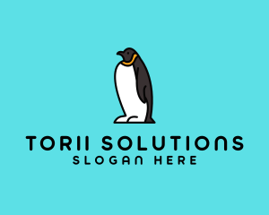 Penguin Animal Zoo  logo design