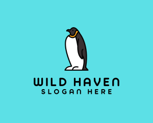 Zoo - Penguin Animal Zoo logo design