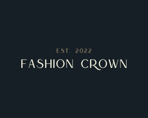 Elegant Luxury Fashion logo design