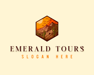 Desert Adventure Tour logo design