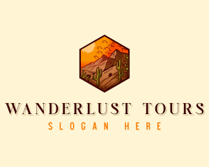 Desert Adventure Tour logo design