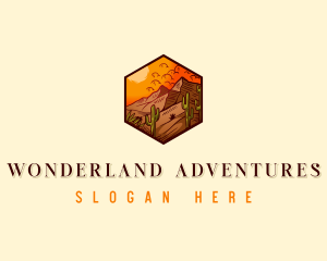 Desert Adventure Tour logo design