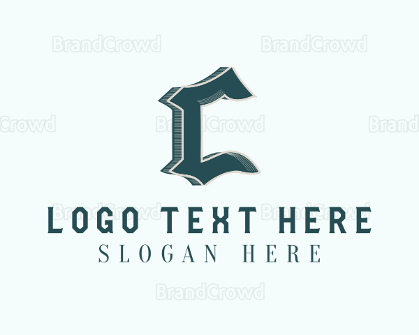 Elegant Brewery Retro Letter C Logo