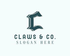 Elegant Brewery Retro Letter C logo design