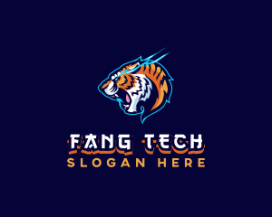 Fang - Tiger Beast Gaming logo design