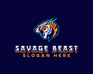 Beast - Tiger Beast Gaming logo design