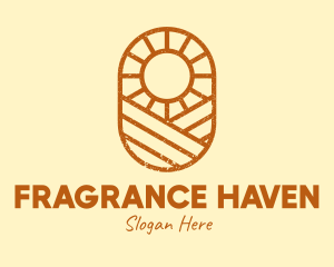 Rustic Farm Sun logo design