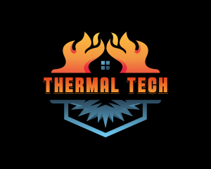 Thermal HVAC Ventilation logo design