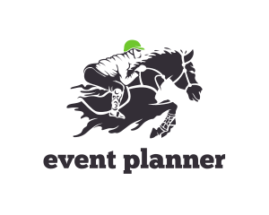 Horse - Equestrian Jockey Racing logo design