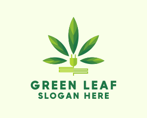 Weed Plug Marijuana logo design