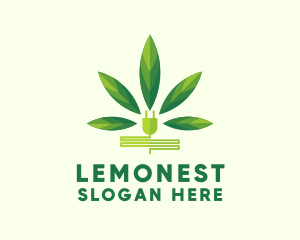 Vape - Weed Plug Marijuana logo design
