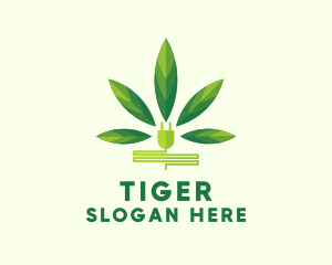 Thunder - Weed Plug Marijuana logo design