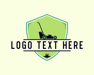 Lawn Care - Landscaping Lawn Mower logo design