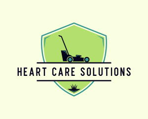 Landscaping Lawn Mower logo design