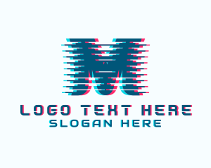 Programmer - Digital Tech Letter M logo design