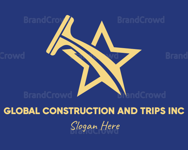 Gold Star Squeegee Logo