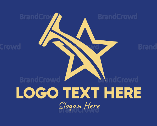 Gold Star Squeegee Logo