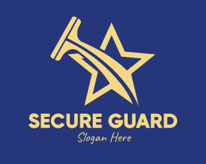 Gold Star Squeegee  Logo