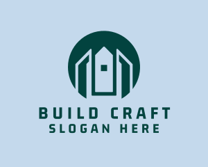 House Building Renovation logo design