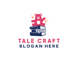 Story - Bear Book Library logo design