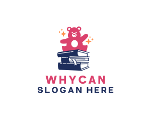 Bear - Bear Book Library logo design