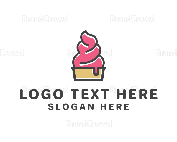 Strawberry Yogurt Dessert Logo