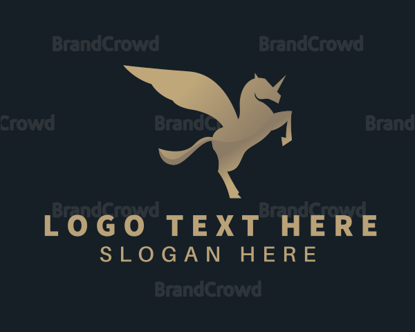 Gradient Business Pegasus Logo