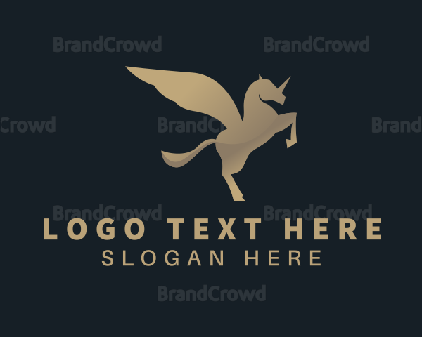 Gradient Business Pegasus Logo