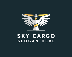 Sky Beacon Lighthouse logo design