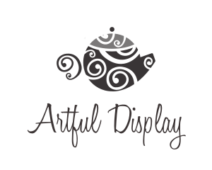 Spiral Art Teapot logo design