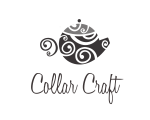 Spiral Art Teapot logo design