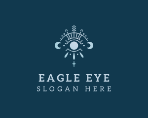 Eye Mystical Moon logo design