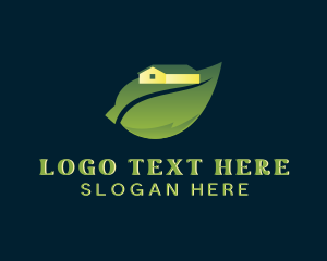 Shelter - Leaf House Landscaping logo design