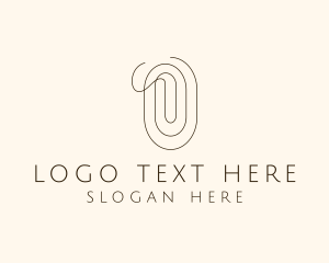 Monoline - Elegant Fashion Letter O logo design