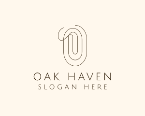 Elegant Fashion Letter O logo design