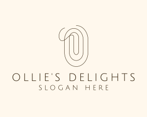 Elegant Fashion Letter O logo design