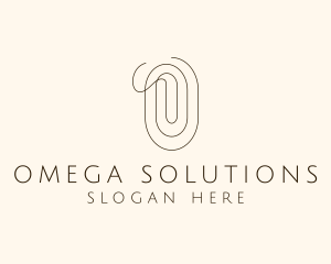 Elegant Fashion Letter O logo design