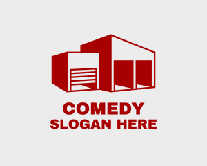 Storage Facility Warehouse Logo