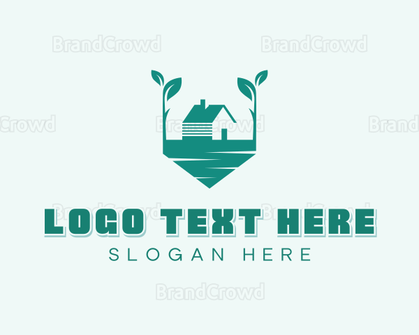 Gardening Yard Landscaping Logo