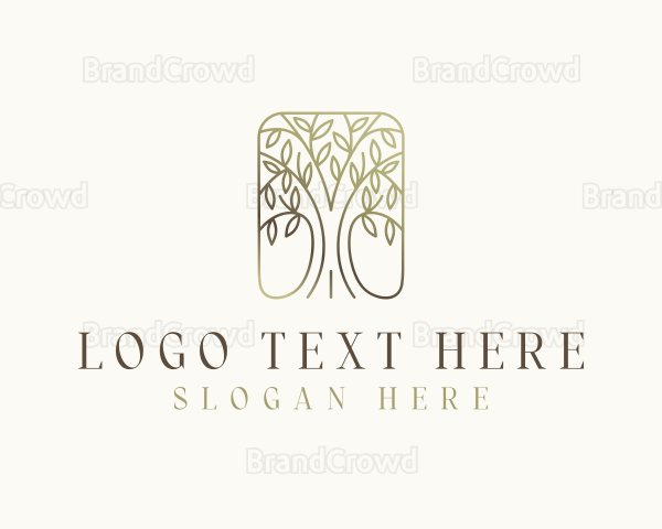 Eco Forest Tree Logo