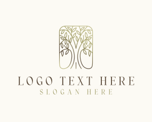 Gardening - Eco Forest Tree logo design