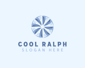 Ventilation Cooling Fan logo design