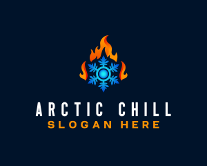 Cold - Hot Cold Circulation logo design